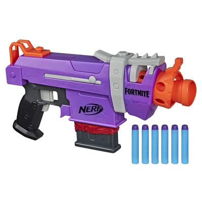 Hasbro Nerf Fortnite SMG-E Elite Serisi Hafif Makineli Tüfek Replika Blaster, 6 Mermi Şarjörü ve 6 Resmi Nerf Elite Mermi ile. Çocuklar, Gençler İçin Uygundur,