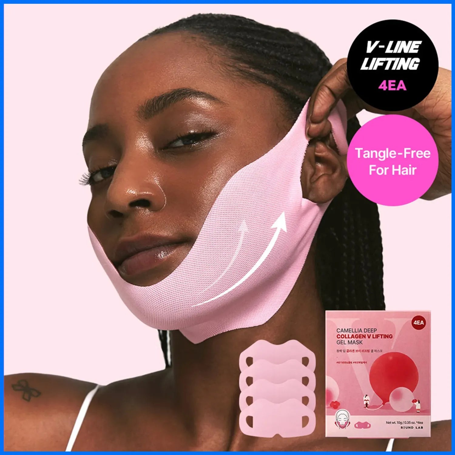 

ROUND LAB Camellia Deep Collagen V Lifting Gel Mask Sheet 4ea Gel Mask Sheet 4ea