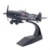 1/72 Scale F6F Model Ready To Display Realistic Details WW2 US Navy Fighter Plane for Collectors,