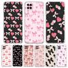 Phone Case For Samsung Galaxy A13 A33 A35 A55 A73 A53 A23 A51 A71 A21S A31 A41 A05s A03S A15 A25 5G Cover Cute Pink Heart Bow