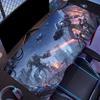 Dunkle Industrielle Mecha Kampf Kunst Druck XXL Großes Mauspads Rutschfeste Schreibtischmatte Für Gaming Arbeiten Büro PC Tastatur Schreibtisch Dekor