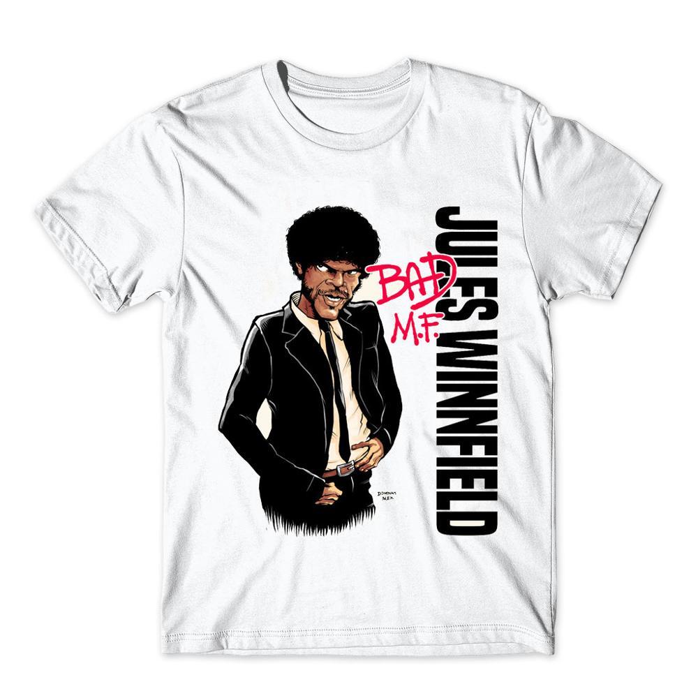 Newest Fashion Brand Pulp Fiction T Shirt Saint Jules Print T Shirt Summer Short Sleeve Shirts Tops Catholicism Tees T-shirt Tees
