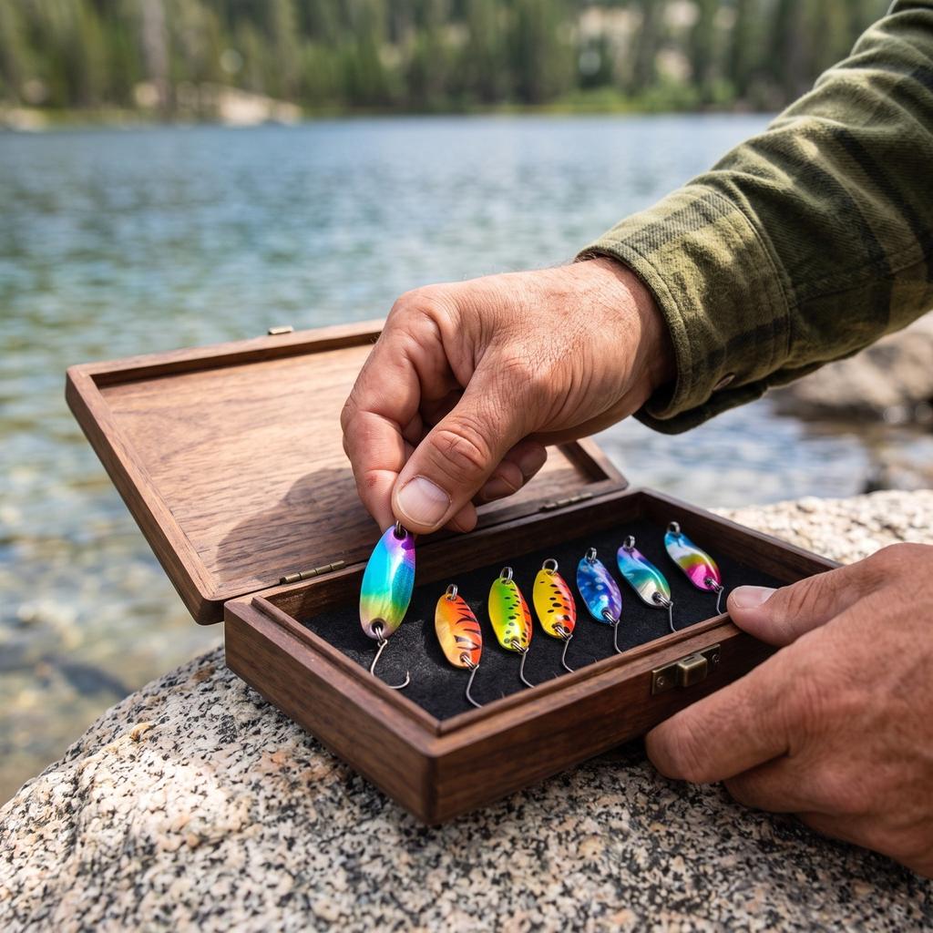 Colorful Fishing with Single Hook for Trout - and Outdoor Fishing Tackle