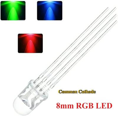 F8 8MM LED Diode RGB LED Common Cathode/Anode Multicolor Emitting Diode 4 Pin DIY Lamps Indicator Light