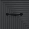 Drawer Cabinet Black 33 x 34.5 x 89.5 cm Particleboard