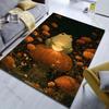 1PC Frog On Mushroom Holding Glowing Orb Carpet for Living Room Bedroom Sofa Home Decor Rus Non-slip Floor Mat Luxury Gift