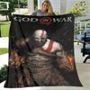 Game God of War Printed Blanket Picnic Blanket Warm Flannel Blankets Home Bed Linings Blankets for Beds Birthday Gift
