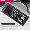 F87-Key Compact Silent Mechanical Gaming Keyboard for Girls - Customizable Design for Office and E-Sports