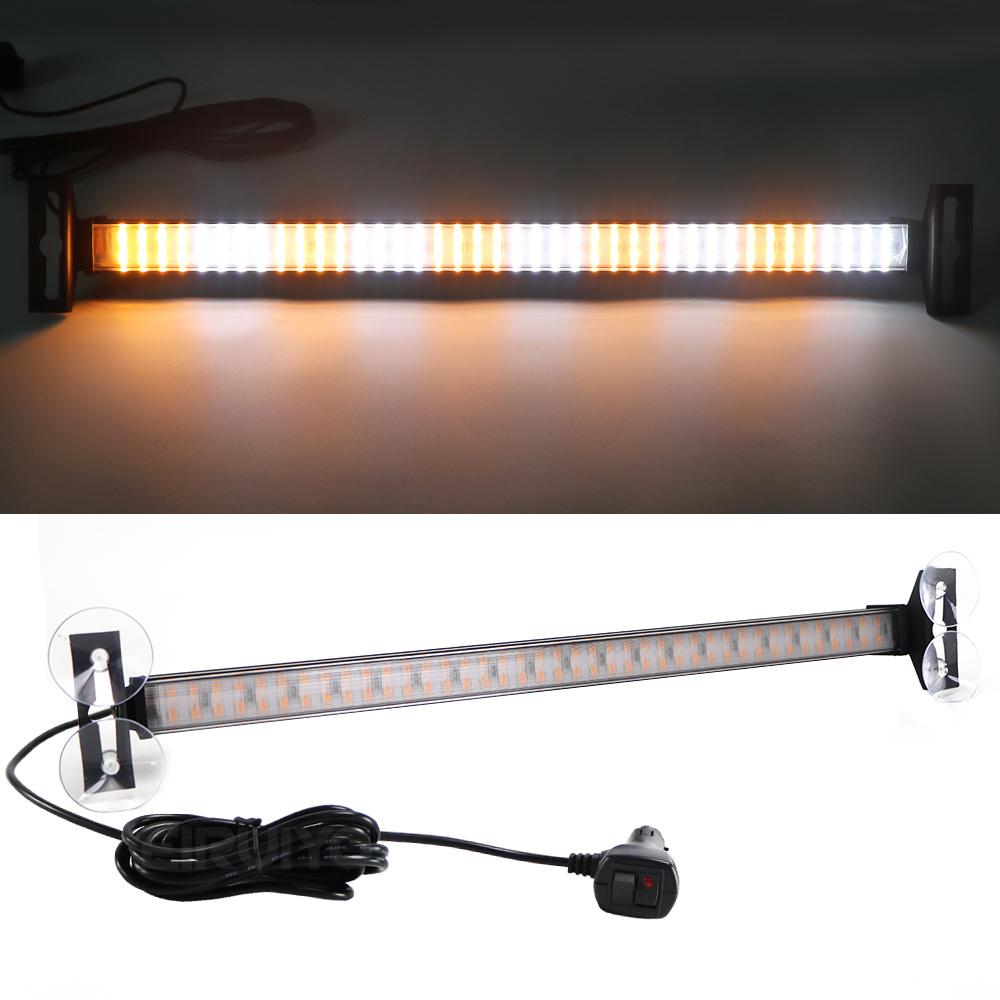 80 LED Strobe Police Lights For Auto Emergency Grill Warning Lamp Windshield Bar Traffic Advisor Flashlight Car Accessories