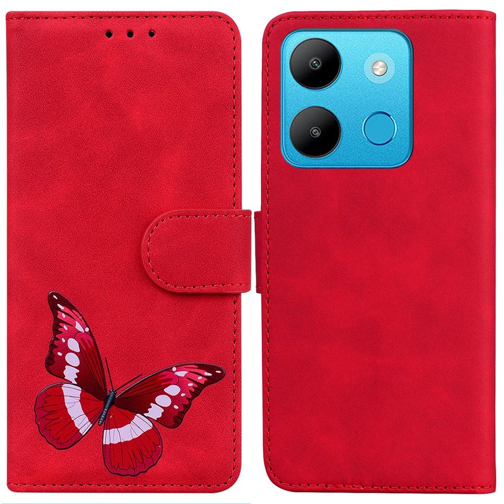 

Stylish Tpu+pu Case For Samsung Galaxy A13 Red/black/green/pink/purple/brown