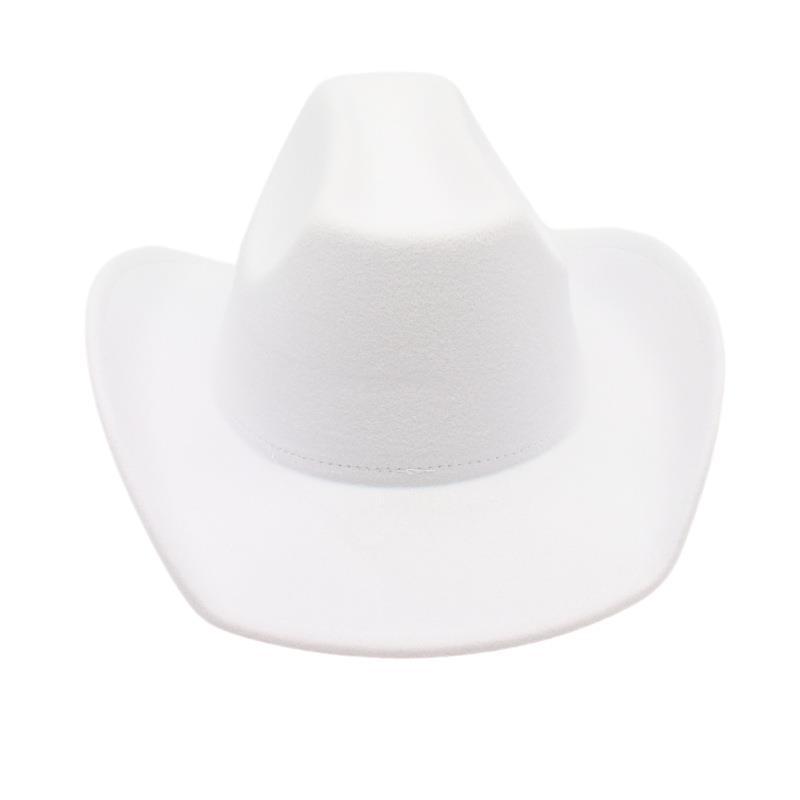 Ny Hög Hatt Herr- Och Damkläder High-End Brittisk Stil Gränsöverskridande Hetsäljande Europeiska Och Amerikanska Cowboyhattar, Berömd Stil Tibetanska Grossisthattar