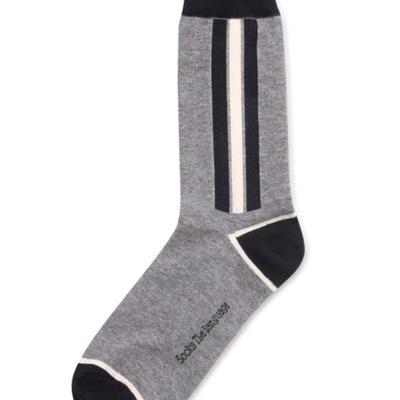 SOCKS THE LANGUAGE True Striped Pattern Socks