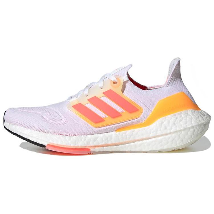 

Новые женские кроссовки Adidas Ultra Boost 22 белые, с оранжевым турбо-цветом, GX5595 36.5