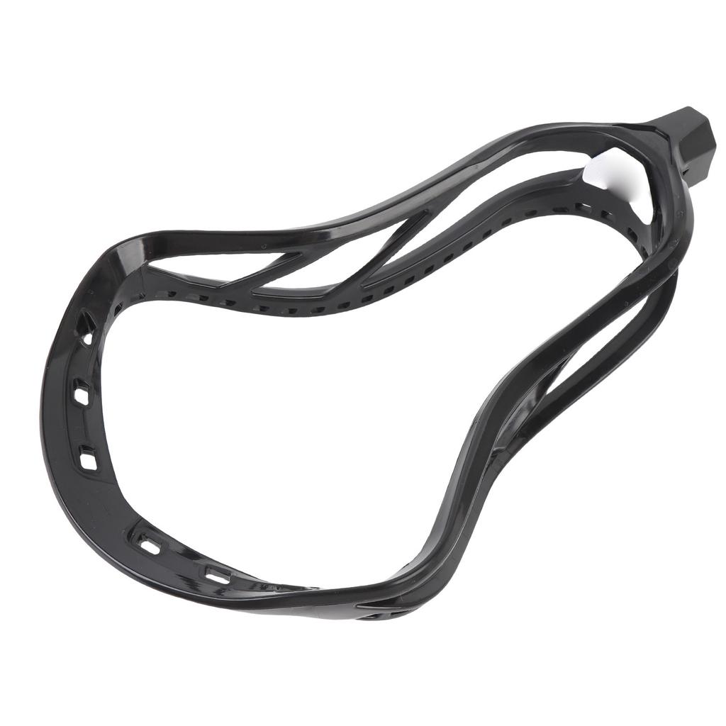 Unstrung Lacrosse Head Nylon High Strength Lacrosse Stick Head Replacement for Competition Sports Training Black