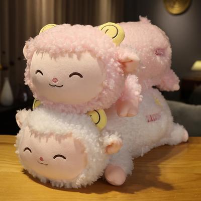 Lying Sheep Pillow Plush Toy Alpaca Doll Girls Sleeping Leg Long Pillow Children's Muppet Doll