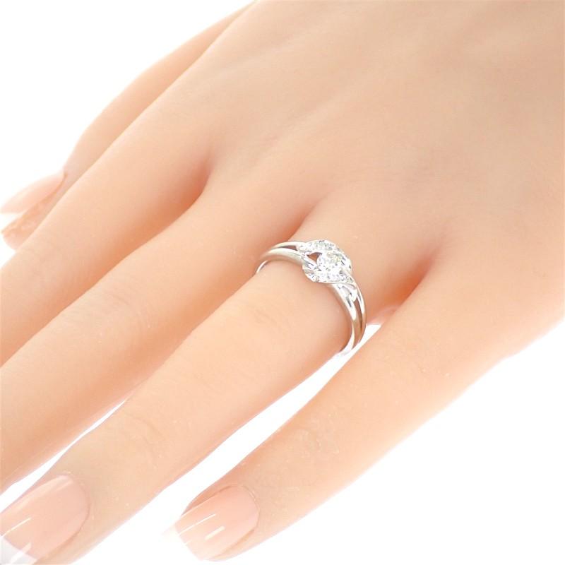 no brand  #16(JP Size) ring K18 white gold Women