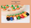 Children's Educational Carrot Mushroom Memory Chess Game: Enhances Focus & Parent-Child Interaction