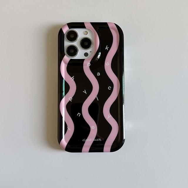 

Розовый Happy Lucky красивый противоударный браслет-подвеска милый чехол для телефона Ins Jane для Iphone 11 13 Promax 12 14 Pro Max задняя крышка for iphone 11