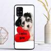 Soft Phone Cover For Samsung Galaxy A32 A12 A52 A53 A22 5G A11 A21S A50 A10S A20E A30S A40 A51 A70 A71 CASE Lovely Pug Dog