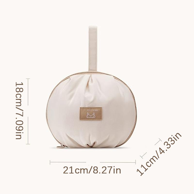 1Pcs Portable Travel Underwear Socks Bra Organizer Bag Polyester Fiber Handheld Storage Bag For Intimate Clothes Ball Shaped