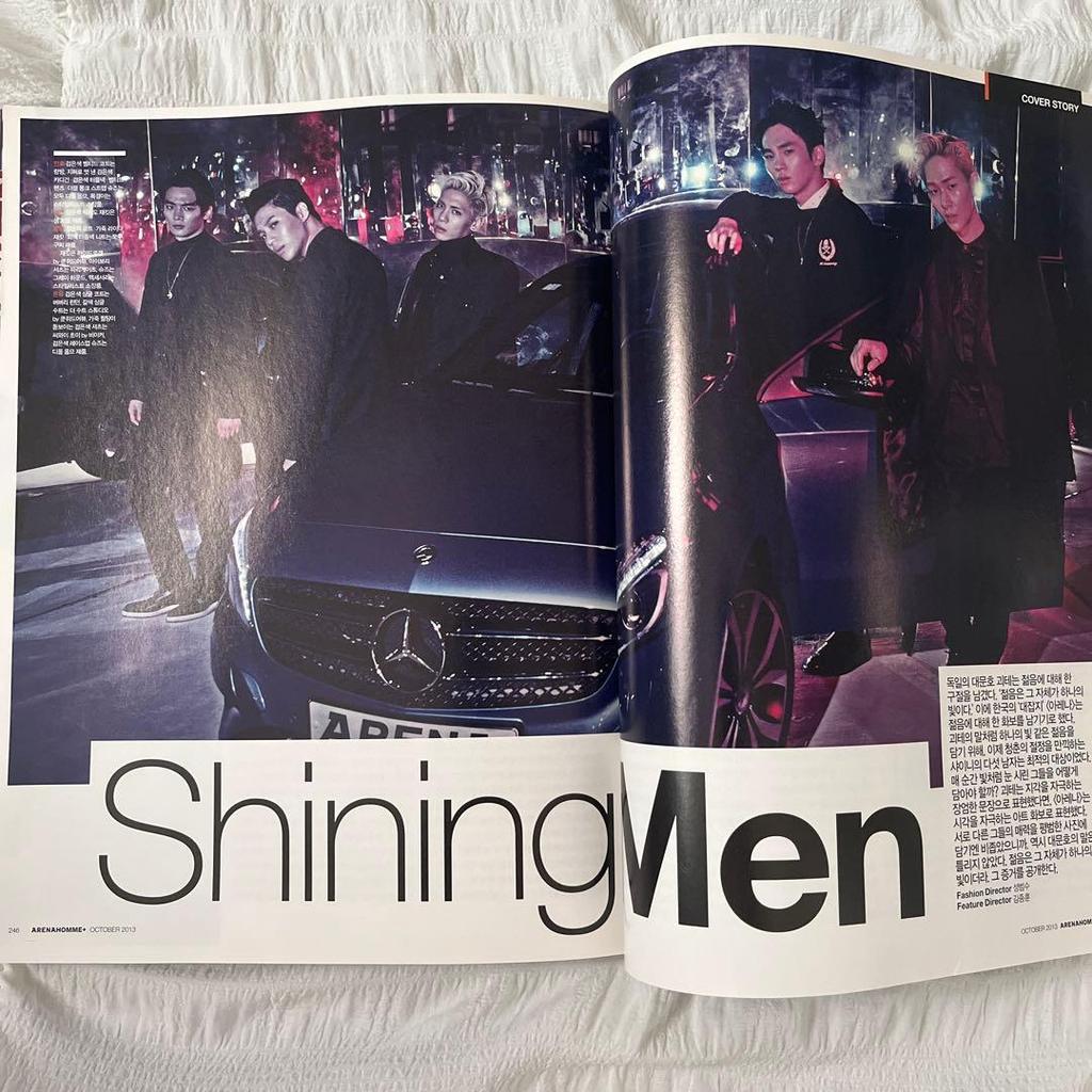 [USED] SHINee Onew on the cover - extremely rare Korean magazine, ARENA