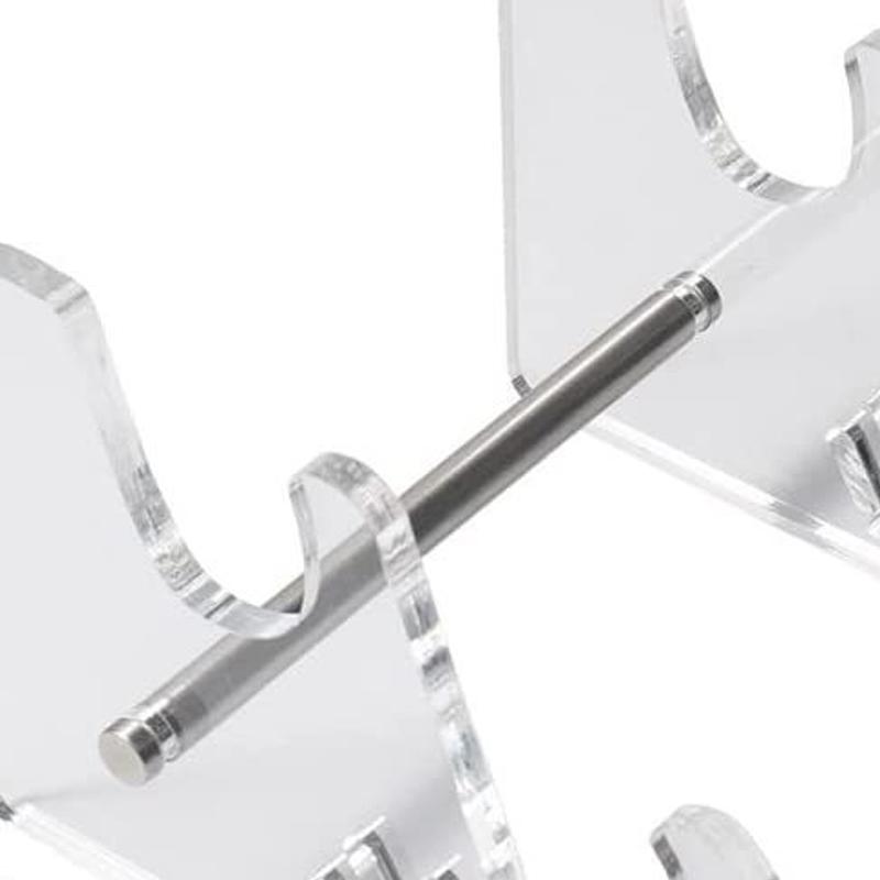 Tastatur-Aufbewahrungsständer Abnehmbarer Klarer Acryl Erhöhungsneigung Mechanischer Tastatur-Ausstellungsständer für Zuhause 3 Lagen