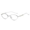 Oval Retro Sunglasses Lightweight Small Frame Metal Sun glasses Metal Frame Eyeglasses Water-Resistant Fashion Outfit Cycling