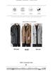 Men's Corduroy Wool Coat - Mid-Length, Loose Fit, Spring/Autumn, Hong Kong & Korean Style