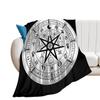 Satanische Wicca-Symbole Ziegen-Decke, Weiche Gemütliche Plüsch- Flanell-Überwurfdecke für Männer Frauen Erwachsene Luxuriöse Warme Decke Heimdekoration