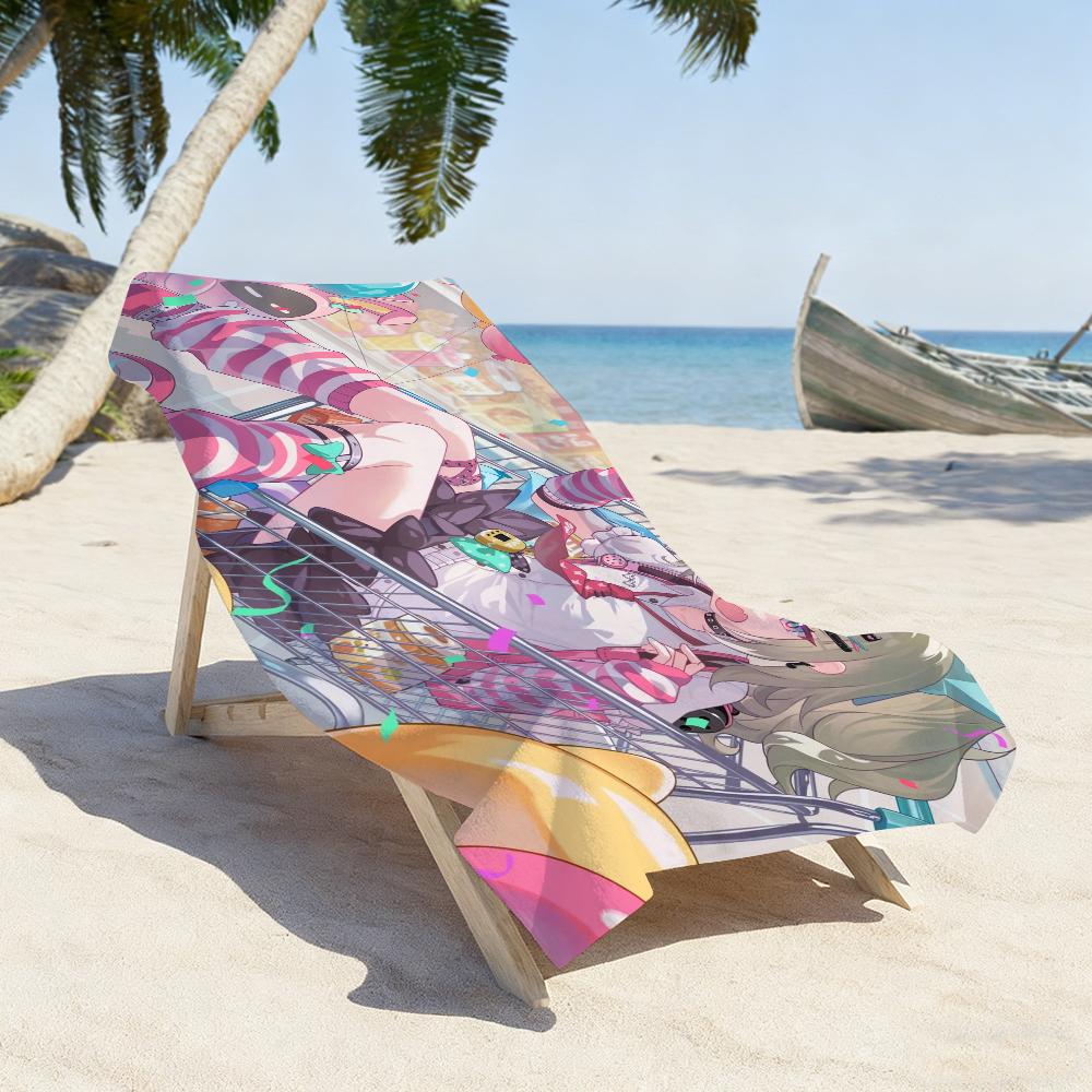 Spiel Zenless Zone Zero Sunna Handtuch Weich Pool Geschenk für Reise Fitnessstudio Dusche Camping Schnelltrocknend Sport Große Strandhandtücher
