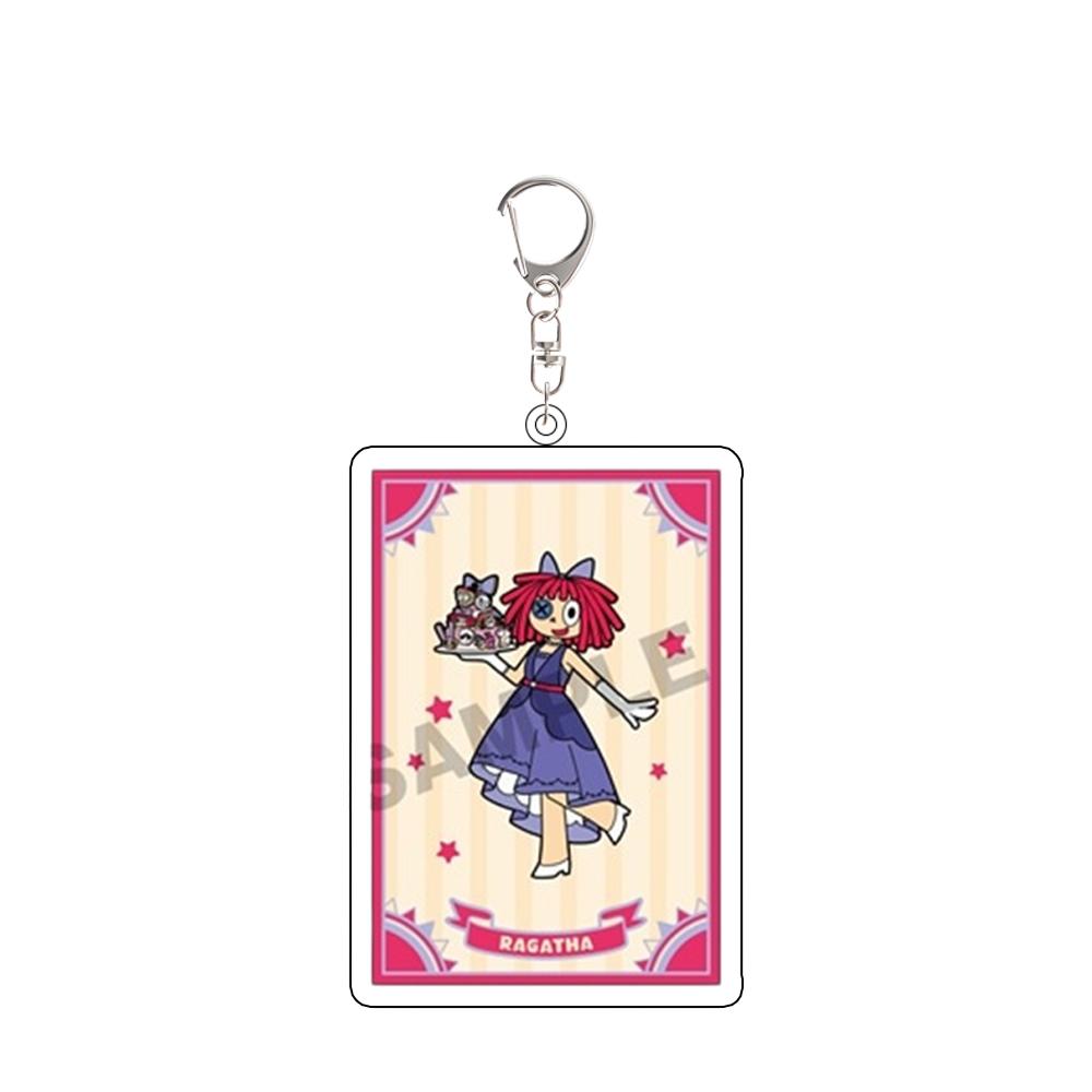 Pour Cirque Numérique Pomni Jax Ragatha Gangle Zooble Anime Périphérique Porte-clés Acrylique Dessins Animés Pendentif Sac à Dos Cadeau de Festival