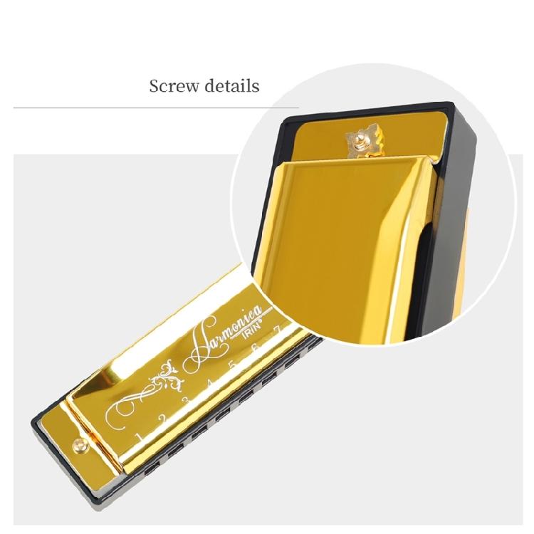 Blues Harps Mouth Organ 10 Holes 20 Tones Harmonica for Beginners, Professionals