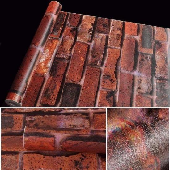 Brick Wallpaper Peel And Stick For Bedroom Faux Brick Kitchen Cabinets Home Decor Wall Stickers Papel De Parede Stickers Muraux