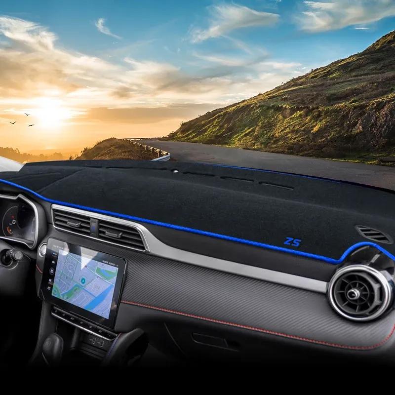 Für MG ZS EZS EV 2017-2024 Auto Armaturenbrett Matte Sonnenschutz Instrumentenbrett Nicht-rutschfeste Abdeckung Zubehör      2018