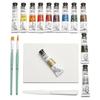 Pebeo - Acrylfarben - Studio Acrylfarben - Set 12 Tuben 20 ml verschiedene Farben + Zubehör