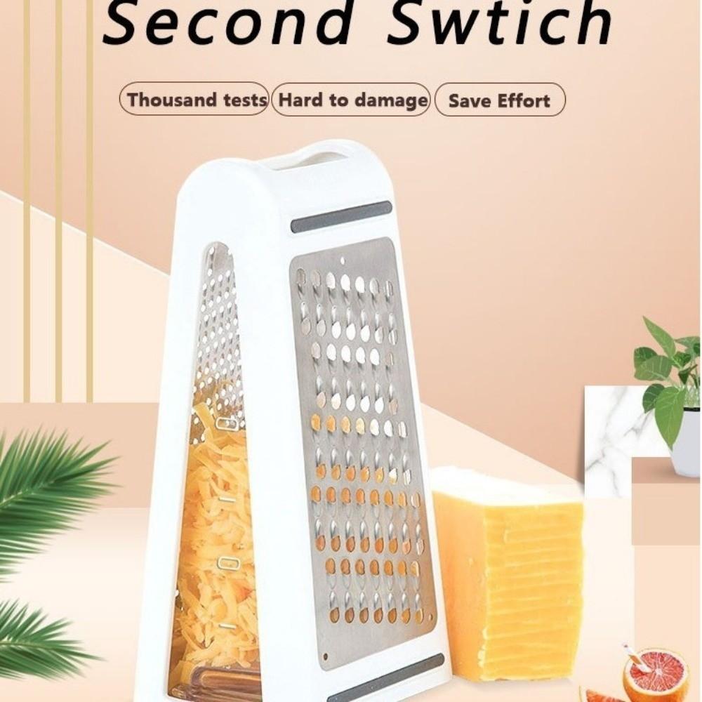 Multi-functional Stainless Steel Grater with Storage Container Vegetable Grater Meal Prep