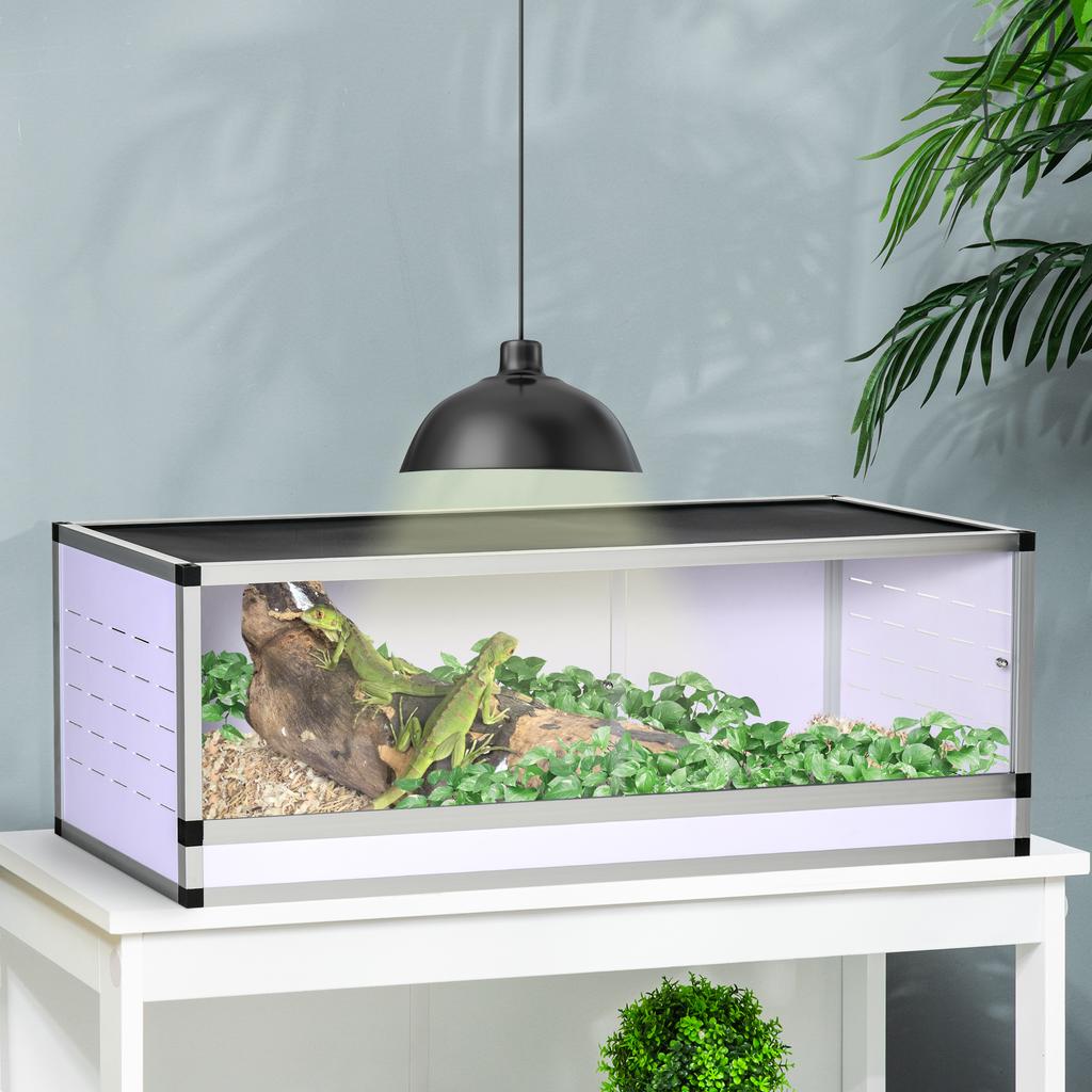 Terrarium for Reptiles Acrylic Terrarium Feeding Box 120 x 40 x 40 cm for Amphibians, Insects, Snails, Jumping Spider
