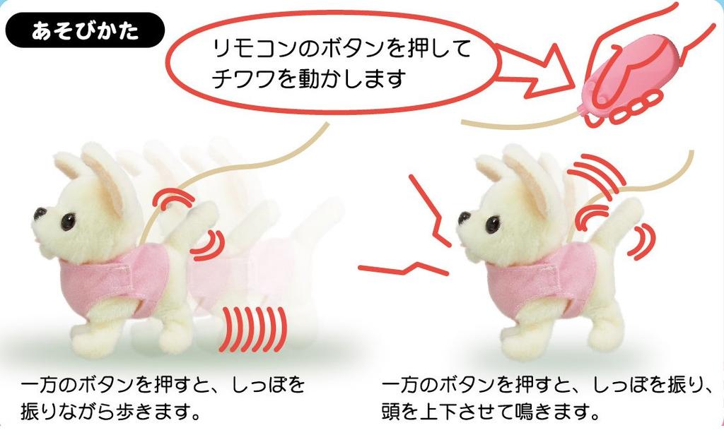 Iwaya (IWAYA) Remote Control Walking Plush Toy Can Can Chihuahua Moving Plush Toy 3159-1