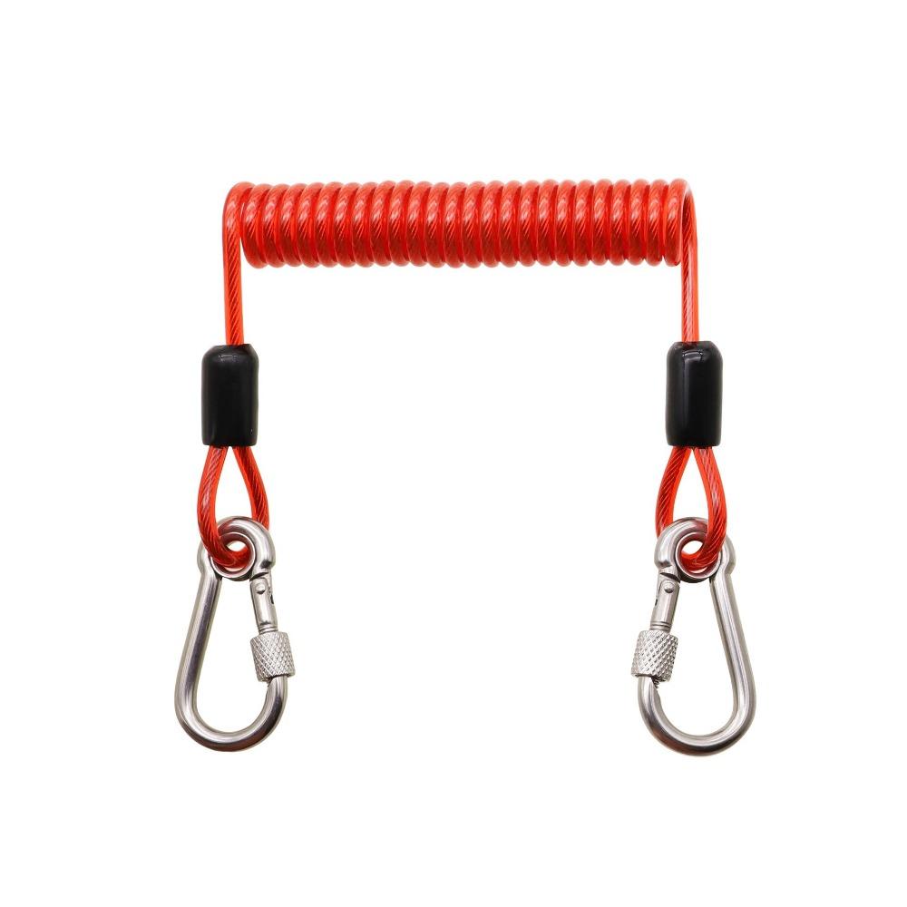 With 304 Steel Carabiner Outdoor Key Cord 1.2meters Suspension Rope New Fishing Lanyards