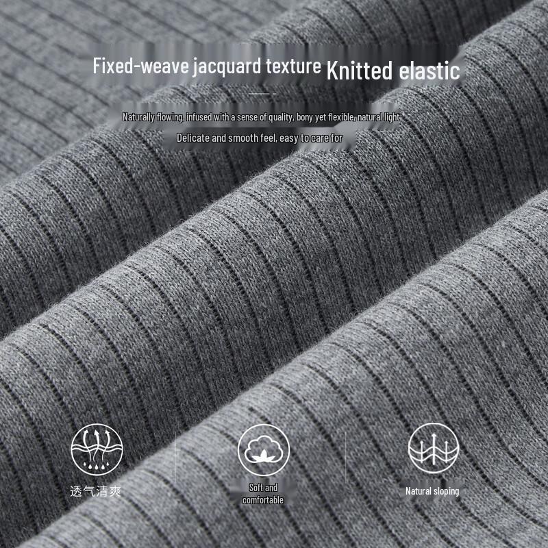 FIRS Men's Jacquard Zipper Polo Shirt