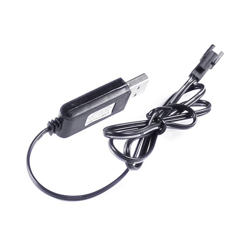 7.4V 500mAh R/C Rechargeable Battery Pack with USB Charging Wire Great Bearing Spare Part for 1/10 RC Car WPL Model Toys