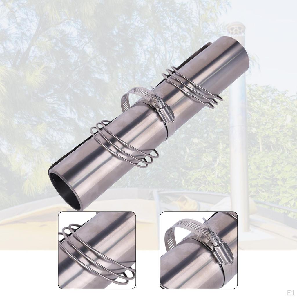 Stove Pipe Lightweight Stainless Steel Tent Accessories Flue for Outdoor