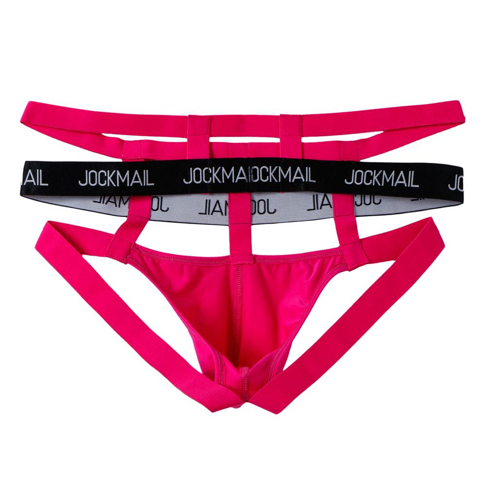 Jockstraps JOCKMAIL Fashion Sexy Men's Thong Cross Strap Design Ultra-thin Breathable Underwear Daily Casual Sports Underpants