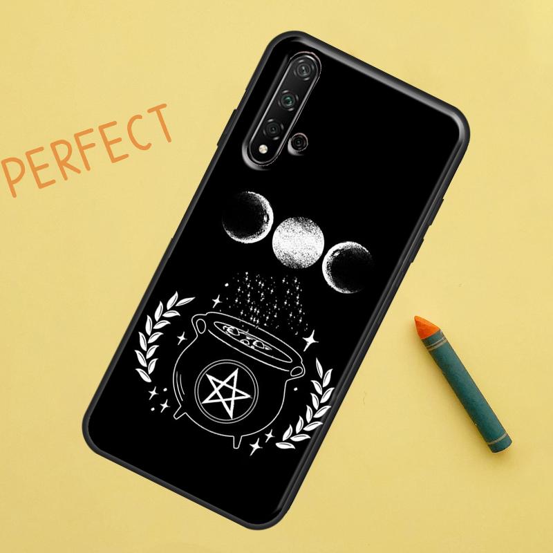 Witchcraft Occult Pentagram For Huawei Nova Y91 Y70 Y72 Y73 Y60 Y90 Y61 8i 7i 11i 12i 12s 9 10 SE P20 P30 P40 Lite Case