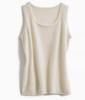 Women's Slim Fit Cashmere Spaghetti Strap Vest: Round Neck Sleeveless Knit Sweater for Autumn/Winter