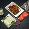 Stainless Steel Shallow Baking Pastry Tray Fruit Sancks Food Storage Plates Non-Stick Dishes Cake Pan Cookware For Kitchen