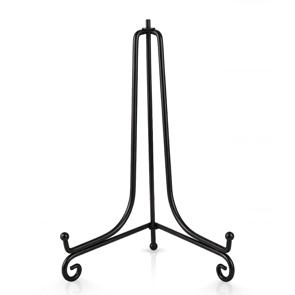 Artliving Plate Stands for Display, 4 Inch Black Iron Easel Plate Display Photo Holder Stand, Displays Picture Frames, Decorative Plates