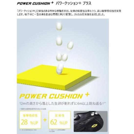 Laufschuhe Power Cushion L128 cm [Yonex] Damen Off-White (200) 23.5