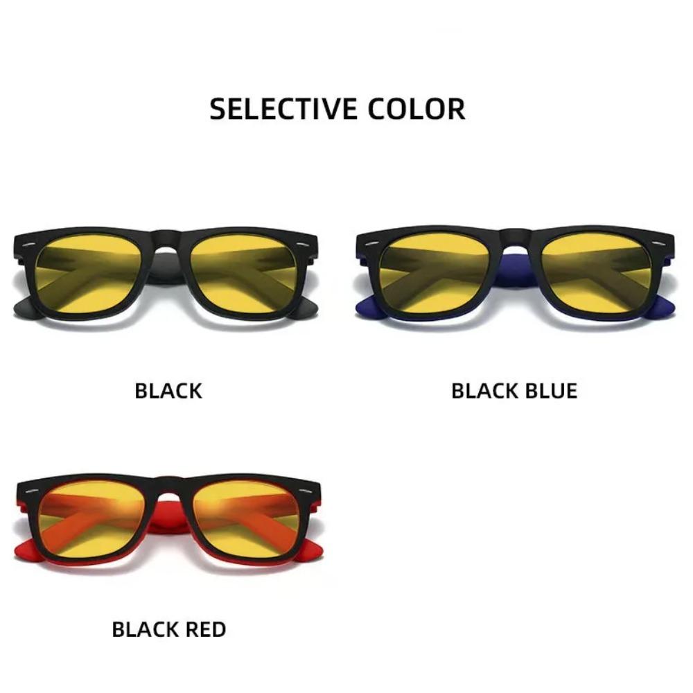 Large Frame Anti-glare Protection Night Vision Myopia Glasses Special for Driving Comfortable Eyeglasses Gentleman 0 To -4.0