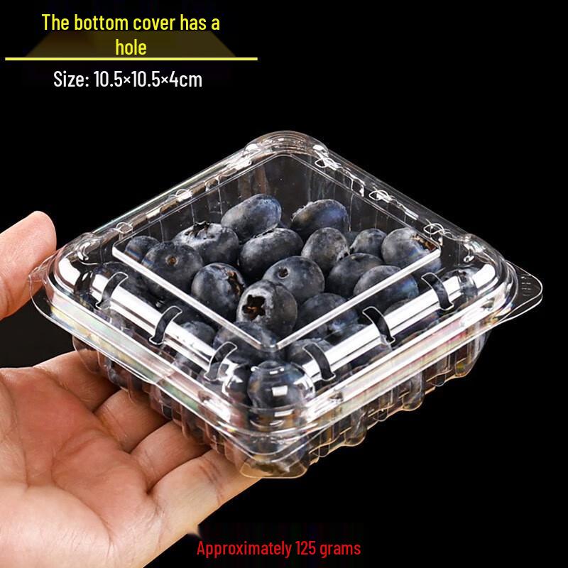 

Disposable Transparent Plastic Fruit Container with Lid